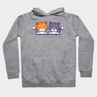 Cute Cat Couple Friend (2) Hoodie